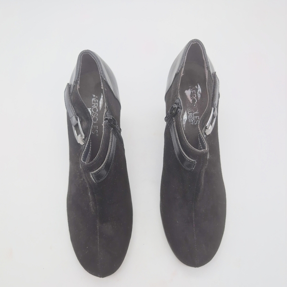 AEROSOLES Black Sz 7.5 Heeled Boots with Sophisticated Design - Picture 3 of 10